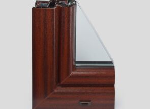 Окно brillant design под дерево