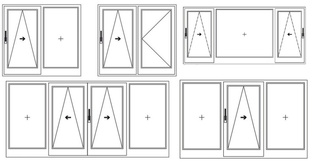 Типы открывания дверей PSK PORTAL