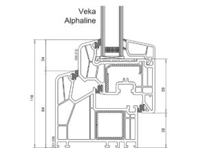 Профиль Veka Alphaline 90