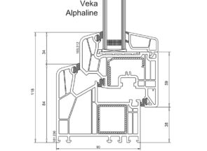 Профиль Veka Alphaline 90