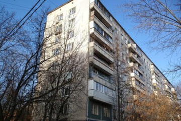 Серия дома 1-515/9м с пластиковым остеклением
