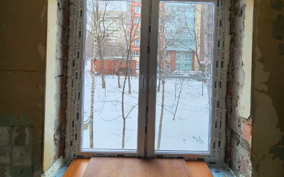 Монтаж окон в Сталинском доме