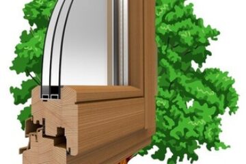 Деревянные окна из дуба