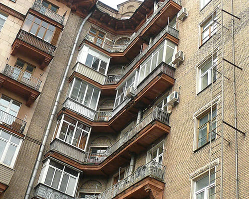 Остекление сталинских домов