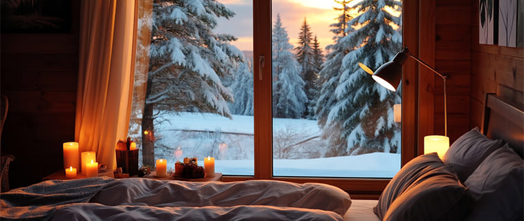 Окна с подогревом в загородный дом