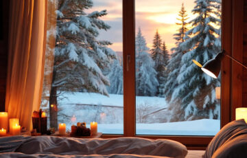 Окна с подогревом в загородный дом