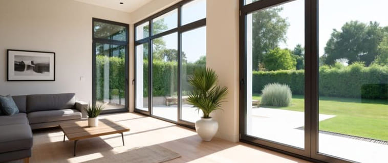 Панорамные окна в коттедж и энергоэффективность