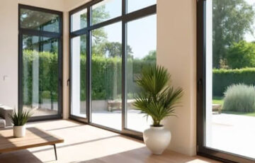 Панорамные окна в коттедж