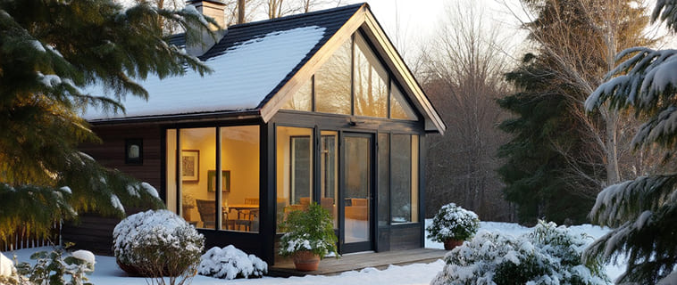 Особенности остекления зимнего сада