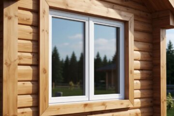 Теплое остекление домов из клееного бруса