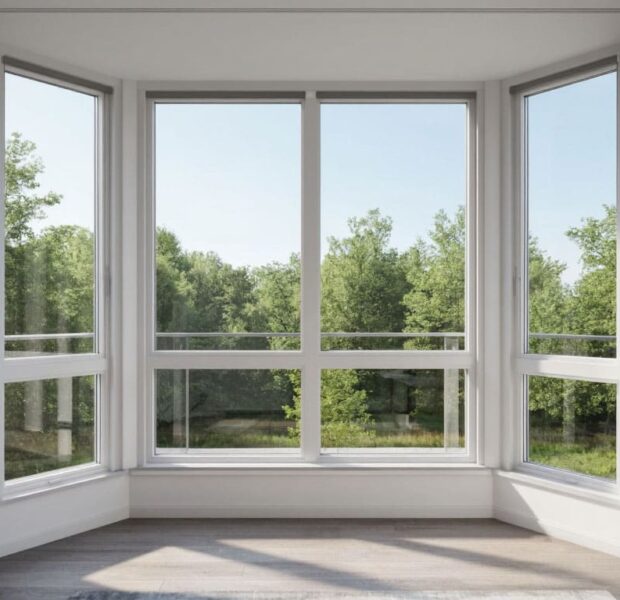 Прямоугольные эркерные окна