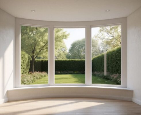 Эркерные окна с монтажом