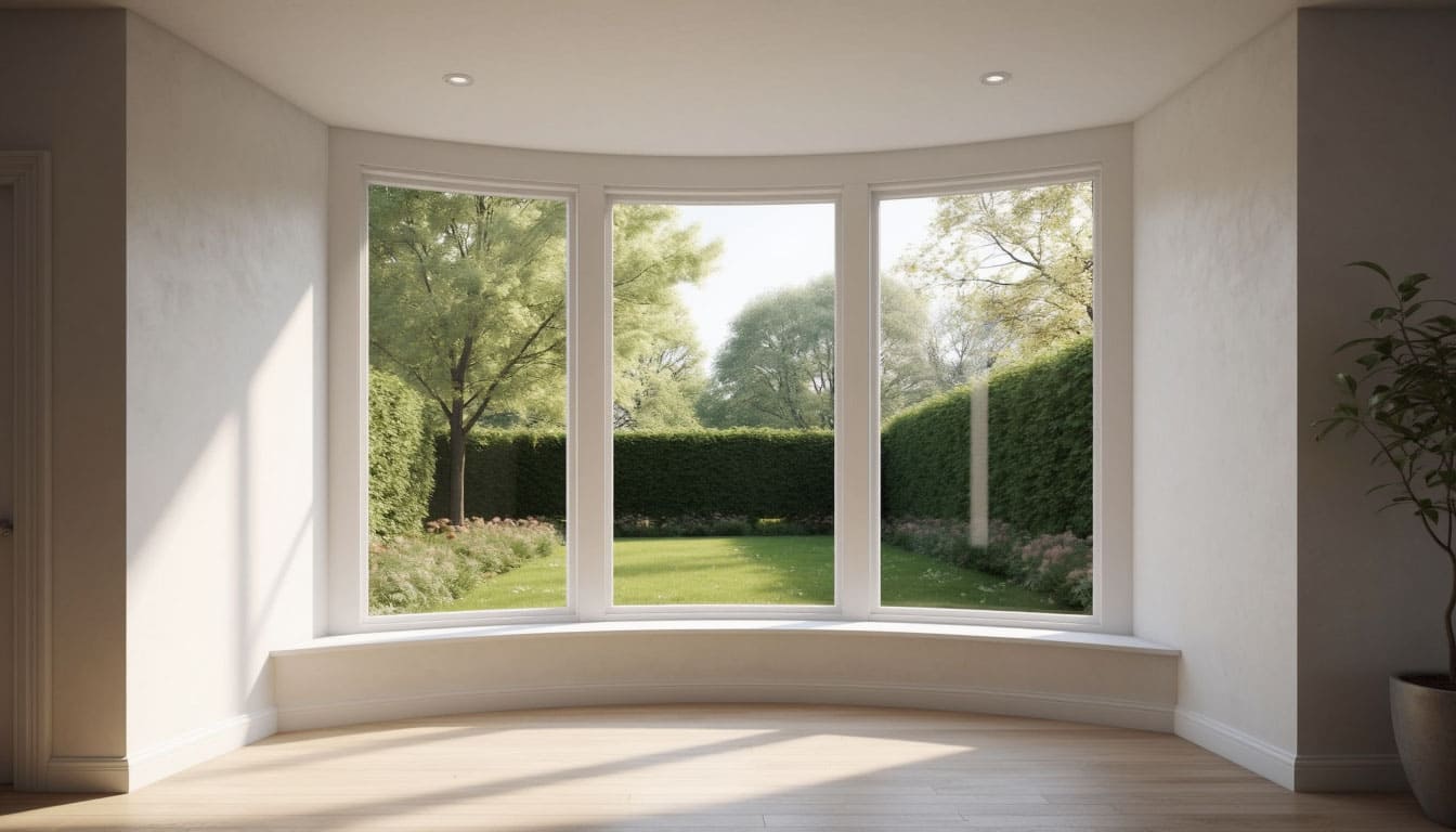 Эркерные окна с монтажом