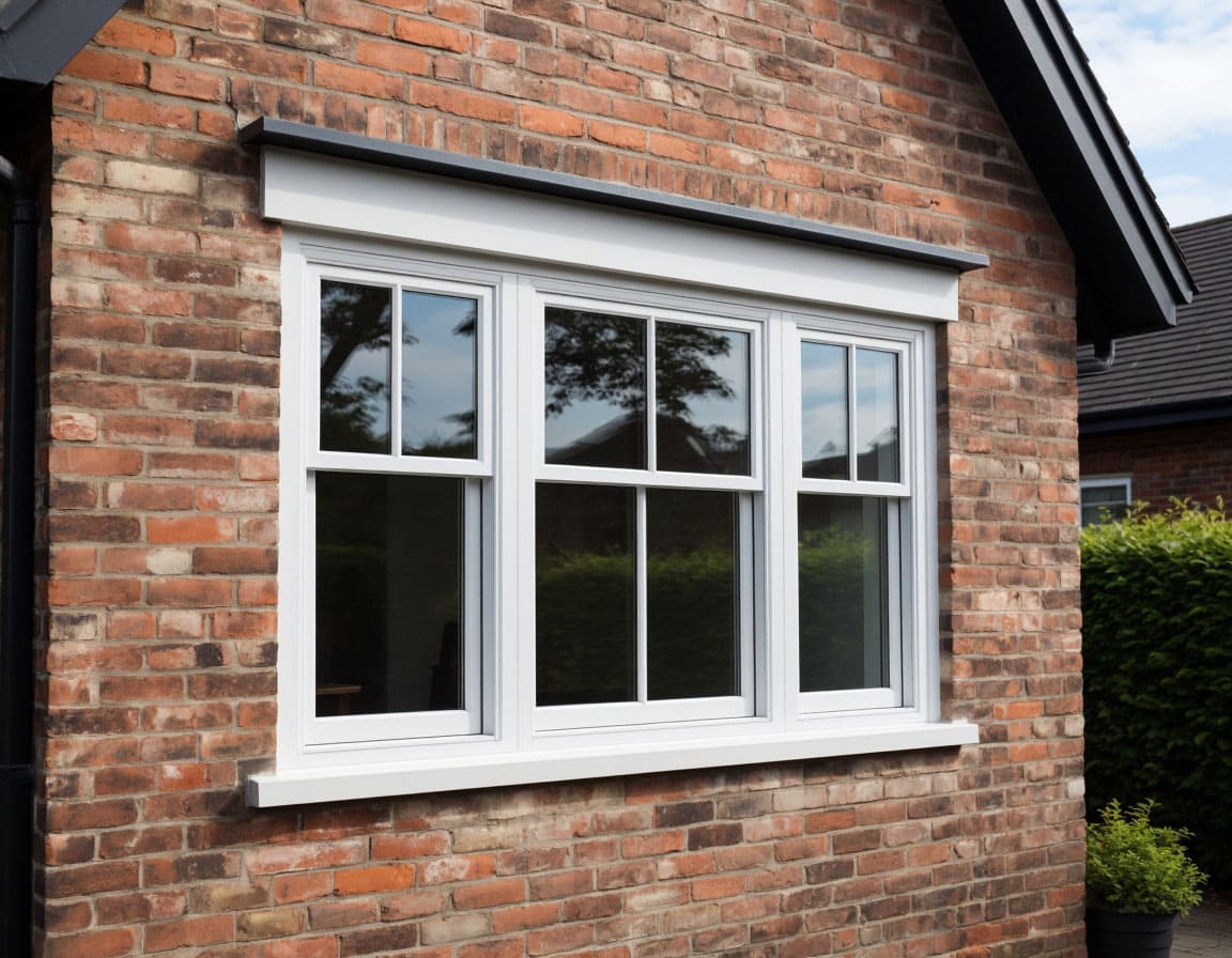 ПВХ окна с фрамугой