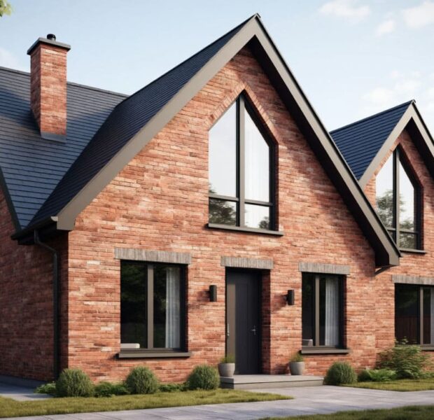 Пластиковые окна в форме треугольника