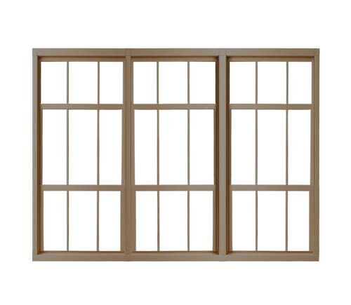 Цены на окна трехстворчатые с декоративной раскладкой