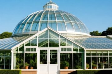 Теплица с двускатной крышей