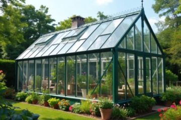 Теплица с двускатной крышей