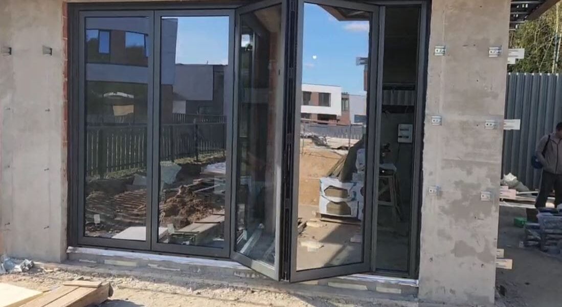 Алюминиевая гармошка в беседку Алютех BF73