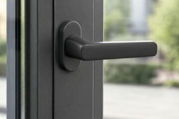 Ручка с розеткой для алюминиевых окон